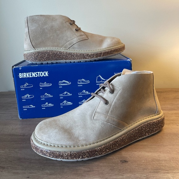 Birkenstock Milton Suede Desert Boots in Ginger - New In Box - Picture 2 of 16